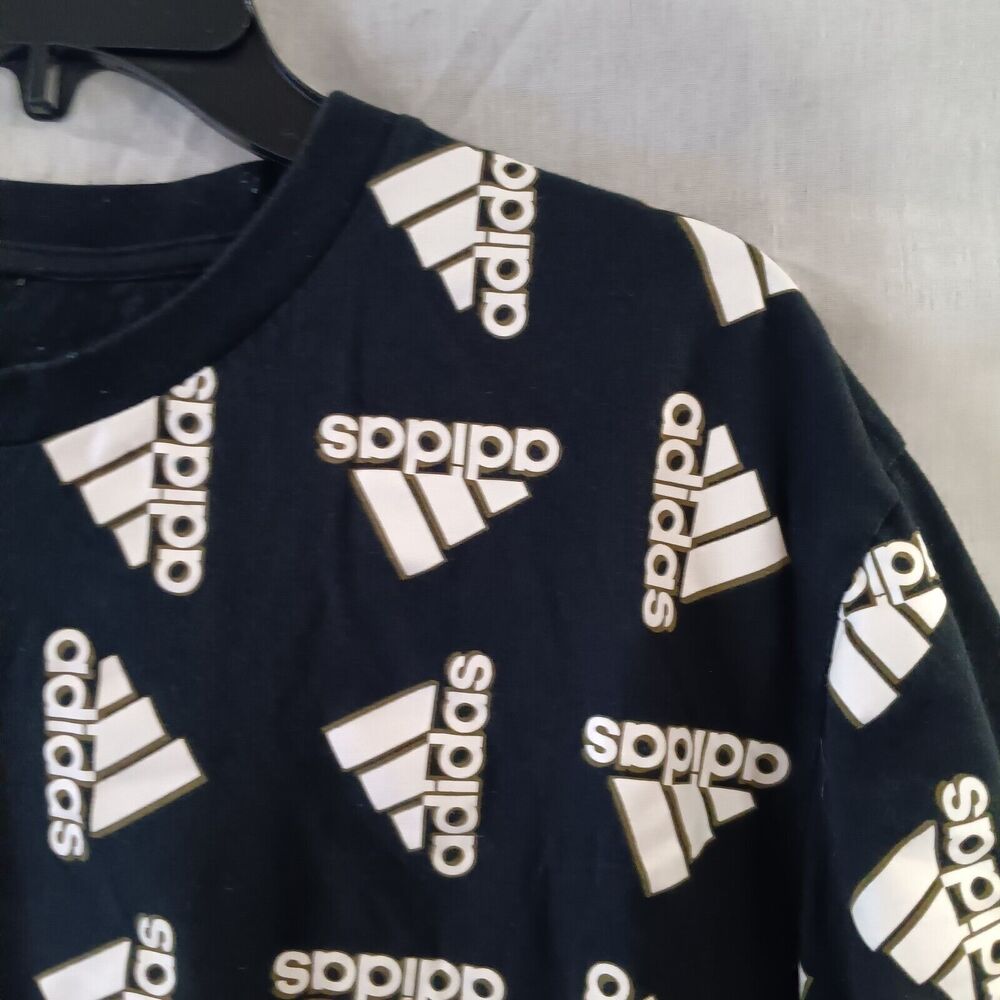 Adidas Men's All Over Print Shirt Size Lg Tag Removed See Pics